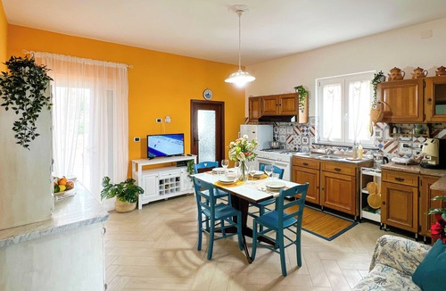 Procida Villa | VefiÀ | vacation home. The terrace on the Mediterranean