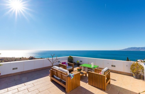 Malaga-Este Villa | Villa with Pool, Stunning Mountain View, Wi-Fi, Garden & Terrace