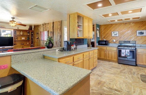 Yucca Valley House | Yucca Valley Oasis w/ Private Pool & Hot Tub!