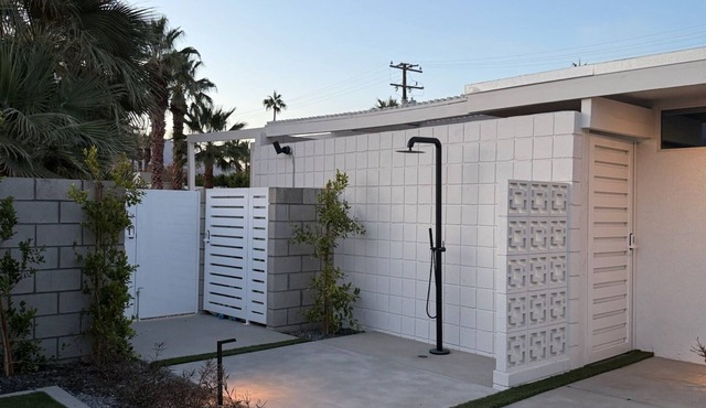 4-Suite Mid-Century Luxe Retreat | Pool/Spa/EV