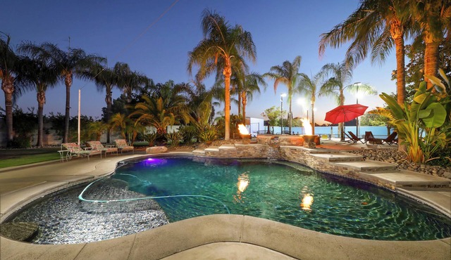 5-bedroom villa with Pickleball Courts, pool, and outdoor gym.