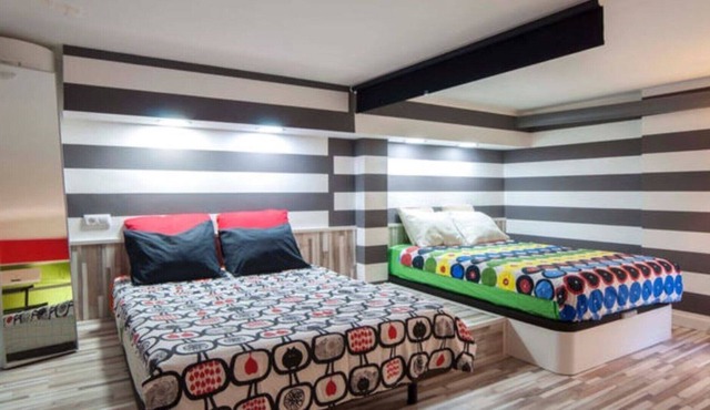 Accommodation Groups City center + Loft type + 5 bathrooms + WiFi