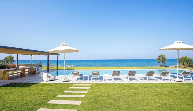 An Impressive Beachfront Luxury Retreat with Private Beach