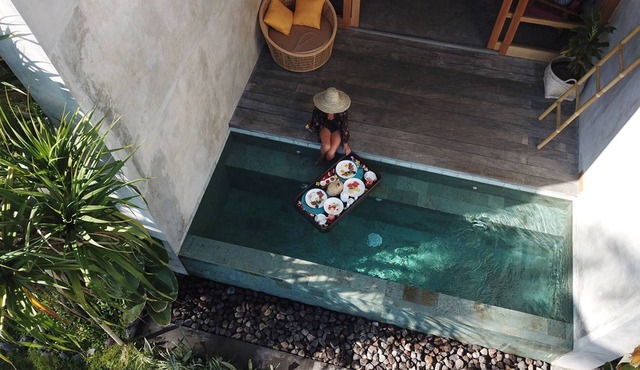 Bamboo Private Pool and Bathub