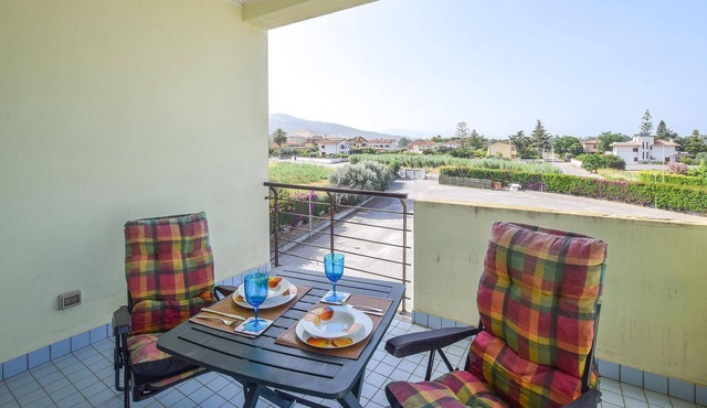 Bright apartment with sea view, located on the east coast of Calabria.