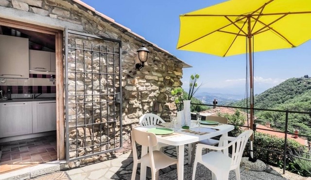 Casa del Borgo - Renata - Terrazza con vista panoramica in Codeglia