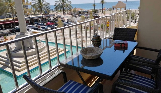 Charming apartment with sea views and UK, French, German TV channels