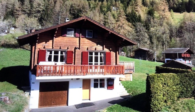 Charming Chalet at Authentic Village with Large Sunny Terrace and Magnificent View in Mühlebach