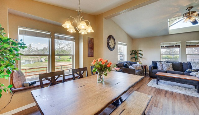 Covered Patio: Lincoln Vacation Rental!