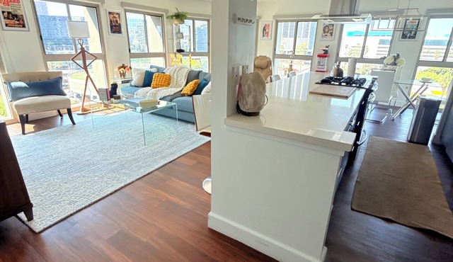 Cozy 2-bedroom corner unit skyrise apartment with city views