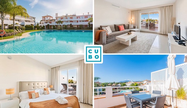 Cubo's Cortijo Del Mar Resort 2 dorm 4 PAX/Marbella/free wifi/air conditioning/community pool