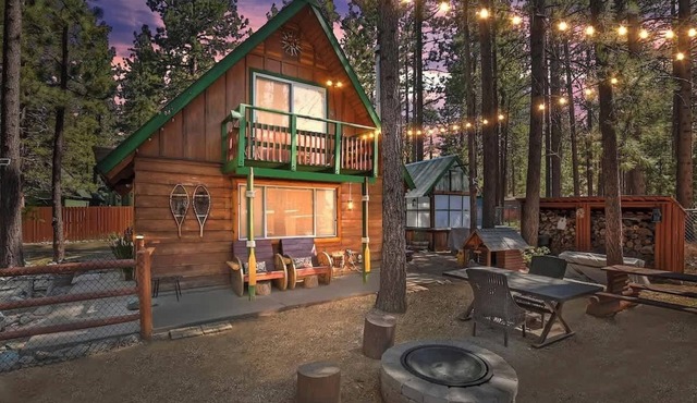 Fawnskin Cabin Retreat Big Yard Firepit & Minutes to the Lake