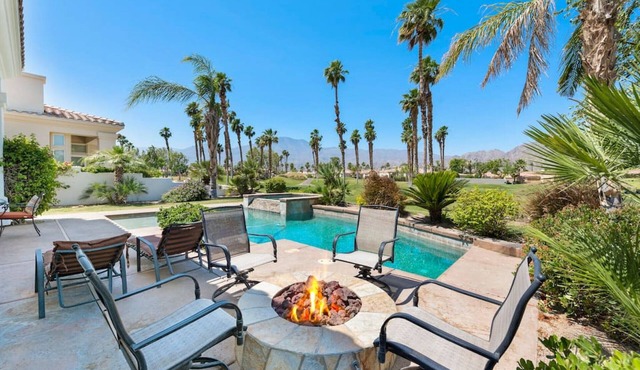 Firepit, West Facing Golf Course Heated Pool Home!