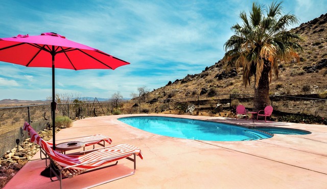 Hi-Desert home with pool in Landers.