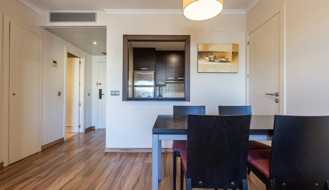 Holiday Apartment "Luxury Apartment 100 m Beach" with Pool, Private Terrace & Wi-Fi