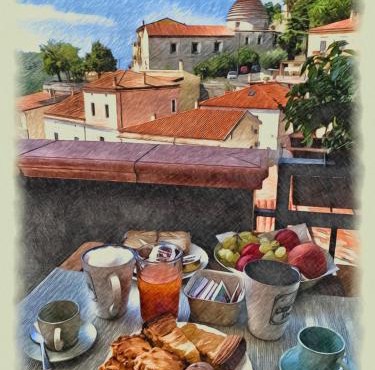 La terrazza nel borgo
