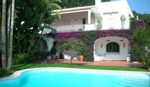 Lady Bouganvillea, private villa to rent in Ischia island