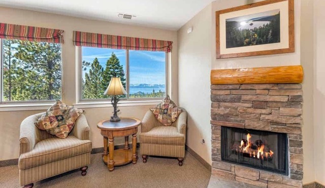 Large units many with lake views, full kitchens, covered parking