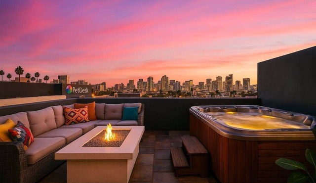 Lux Tri Level Home Rooftop Jacuzzi Jetliner Views