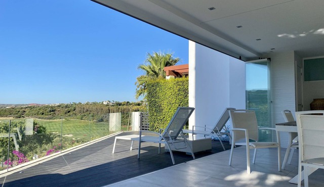 Luxury Golf and Beach Holiday Apartment on Finca Cortesin Golf Club.