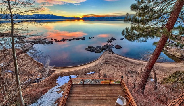 Lx20 lake tahoe private beach lakefront
