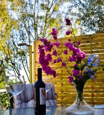 Maravilloso apartamento con jardín y barbacoa