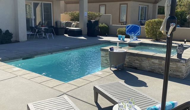 Modern Private Pool in Golf Course Community