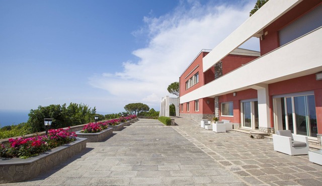 Modern-style villa nestled in a ' green oasis with panoramic views