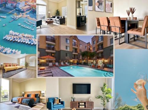 Modern Top Floor 3BD 3BA Condo Marina del Rey