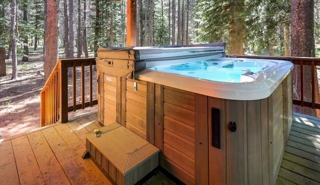 Mountain Escape Tahoe Donner Cabin Hot Tub, Pool Table & Forest Setting