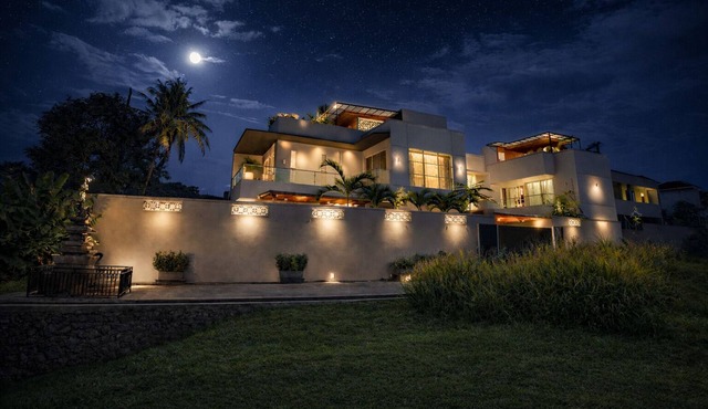 New Modern Luxury 6Br Villa In Canggu - Rooftop - Ricefields - Large Groups