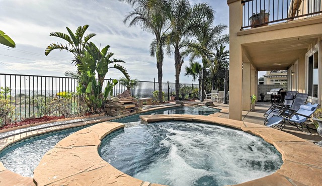 Ocean-View San Diego Home w/Pool, Patio & Hot Tub