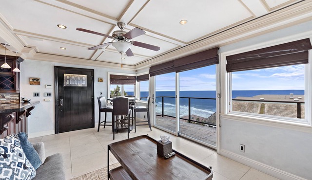 Ocean View Villa, walk to main beach, easy beach access