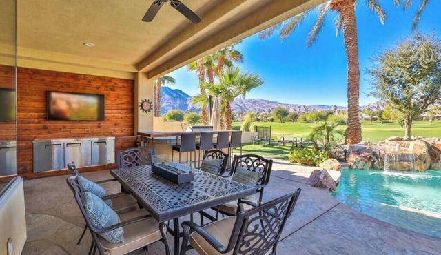 PGA West, private pool and spa outdoor covered TV