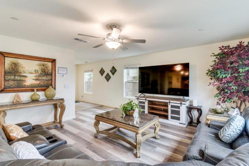 Pool Table & Patio! Spacious Merced Getaway