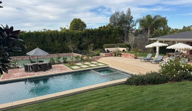Private Resort Style Villa with Pool, Own Pickleball Court & Outdoor Oasis.