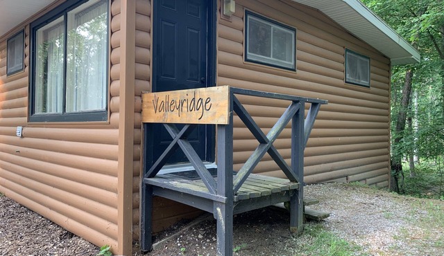 Rustic cabins in secluded campground with lake access and woods to wander in. in Tipton