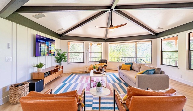 Secluded Mountain Top Family Villa with Views Spa & Arcade