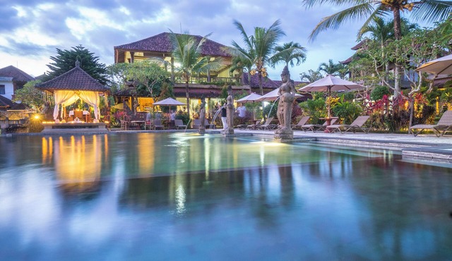 Serene 1-bedroom hotel with AC in Ubud Center