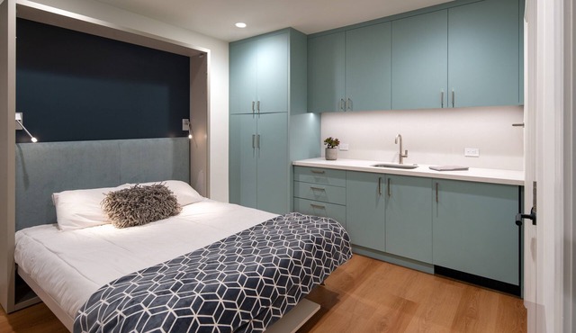 Serene Studio with Modern Comforts