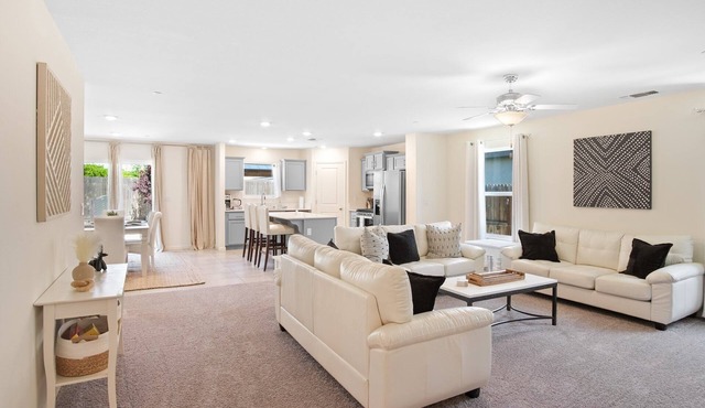 Serenity, a tranquil 4-bed, 3-bath home minutes away from UC Merced.