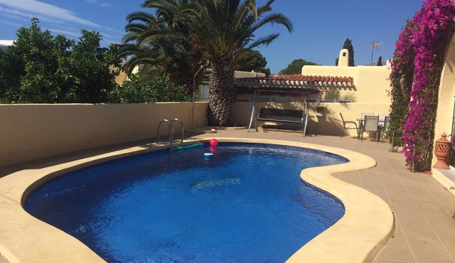South facing villa central location and sea views