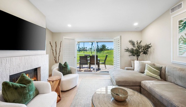 Spectacular Golf Course Single Level Retreat – Rare 3 bdrm 3 full bath Villa