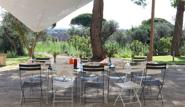 Splendid villa with pool and fitness area. 2 km from sea in Gallipoli