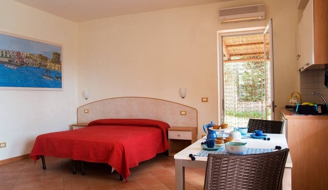 Studio-Large-Ensuite with Shower-Garden view