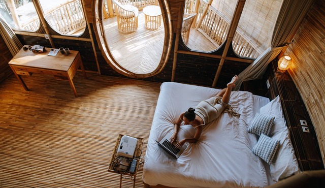 Tropical Bali Bamboo Villa - 7 Minutes from Canggu