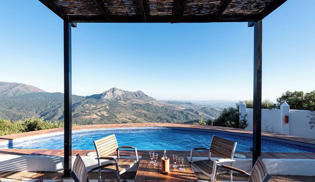 Utter privacy with stunning views 2BR villa , just 100 yards outside village.