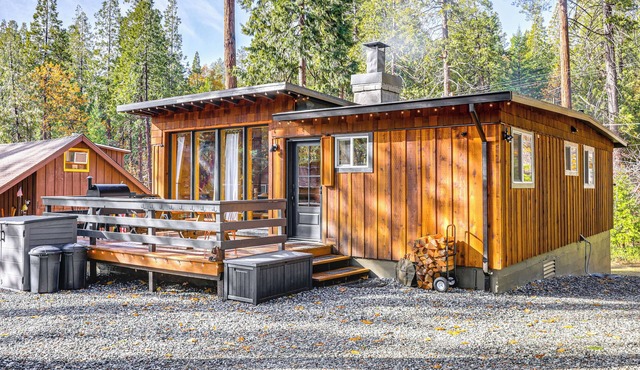 Walk to Golf, Lake: Twain Harte Cabin w/Fireplace