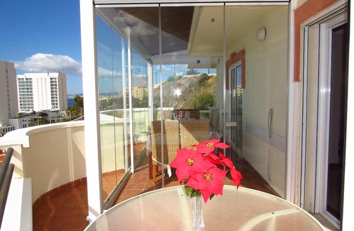 Torrequebrada Condo | Luxury 3 bedroom duplex penthouse with frontal sea views 50m from the beach