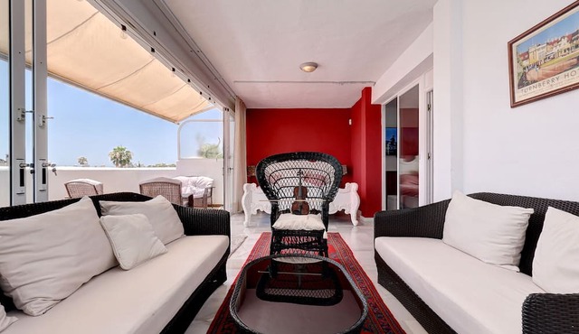 Penthouse With Vast Indoor/Outdoor Areas. Breathking sea and Mountain Views